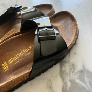 Women's Black Patent Leather Birkenstocks